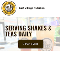 east village nutrition serving shakes and teas daily