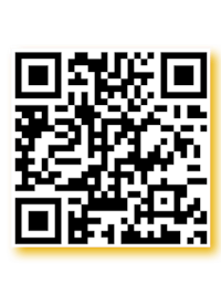 a qr code on a black background